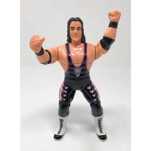 1998 WCW Bret Hitman Hart Action Figure "Atomic Elbow" wwe wwf toy